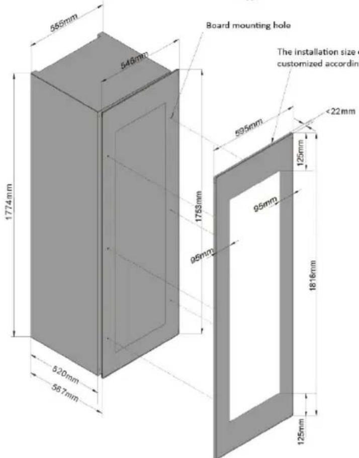 Witt WCI60882BG - WI6045H-1B24 avec porte ouverte - 14