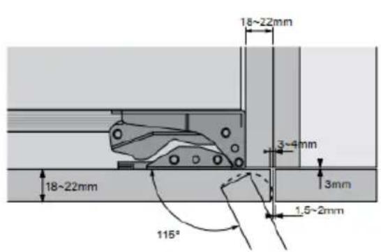 Witt WCI60882BG - WI6045H-1B24 avec porte ouverte - 11