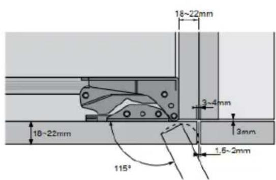 Witt WCI60882BG - WI60182H-2P101 avec porte ouverte - 2