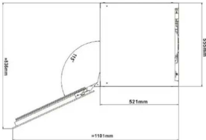 Witt WCI60882BG - WI60182H-2P101 avec porte ouverte - 1