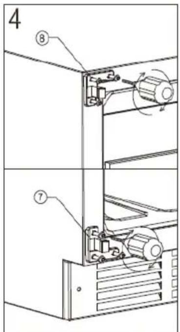 Witt WCI60882BG - Montage de la poignée - 4
