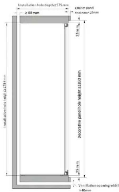 Witt WCI60882BG - WI6045H-1B24 avec porte ouverte - 15