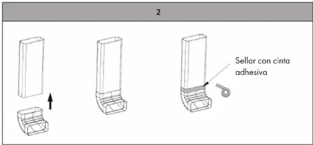 Klarstein AirJet FlexPro - INSTALACIÓN DEL TUBO DE ESCAPE CURVADO PARA EL FUNCIONAMIENTO DEL ESCAPE - 2
