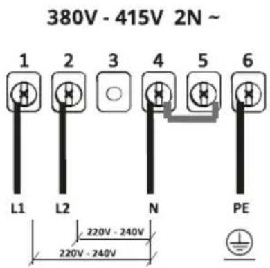 IKEA KOLSTAN 105.594.60 - Prijungimo schema dėžės pusėje - 5