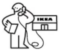 IKEA KOLSTAN 105.594.60 - Elérhetőségünk segítség kérése esetén - 1