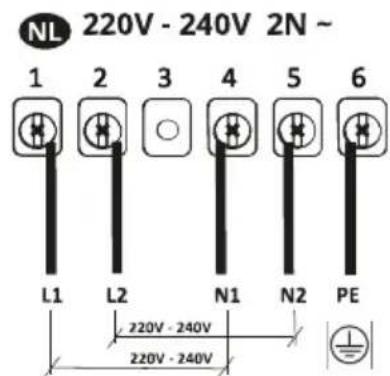 IKEA KOLSTAN 105.594.60 - Schéma zapojenia na strane budovy - 6