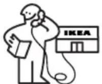 IKEA KOLSTAN 105.594.60 - Hvernig pú nærð í okkur ef pú parft á bjónustu að halda - 1
