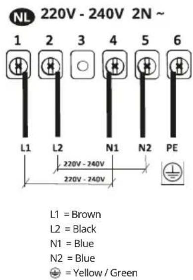 IKEA KOLSTAN 105.594.60 - Connection diagram product side - 4