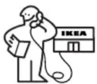 IKEA KOLSTAN 105.594.60 - Kā sazināties ar mums, ja jums nepieciešama mūsu palīdzība - 1