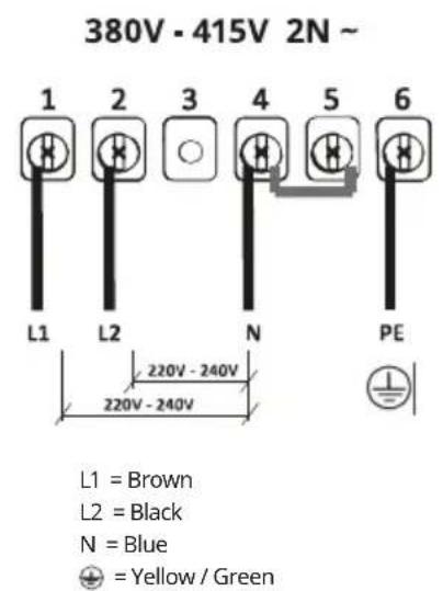 IKEA KOLSTAN 105.594.60 - Connection diagram product side - 3