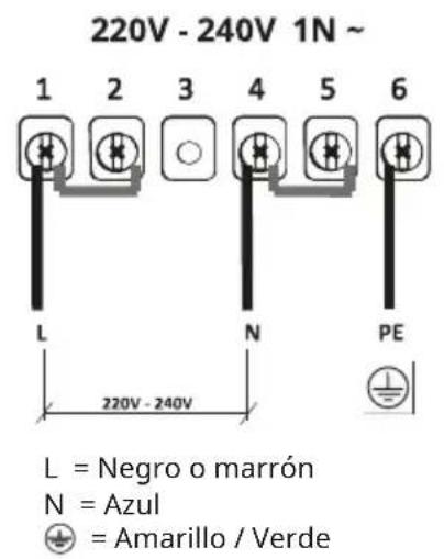 IKEA KOLSTAN 105.594.60 - Esquema de conexión del lado de la caja - 4