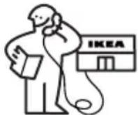 IKEA KOLSTAN 105.594.60 - Πώς να επικοινωνήσετε μαζί μας όταν είναι αναγκαία η παρέμβασή μας - 1