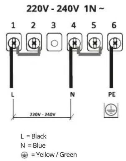 IKEA KOLSTAN 105.594.60 - Connection diagram product side - 2