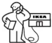 IKEA KOLSTAN 105.594.60 - Kuidas teeninduse vajaduse korral meiega ühendust võtta - 1