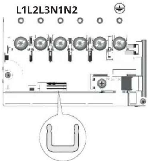 IKEA KOLSTAN 105.594.60 - Esquema de conexión del lado de la caja - 3
