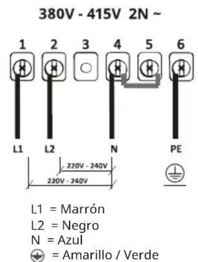 IKEA KOLSTAN 105.594.60 - Esquema de conexión del lado de la caja - 5