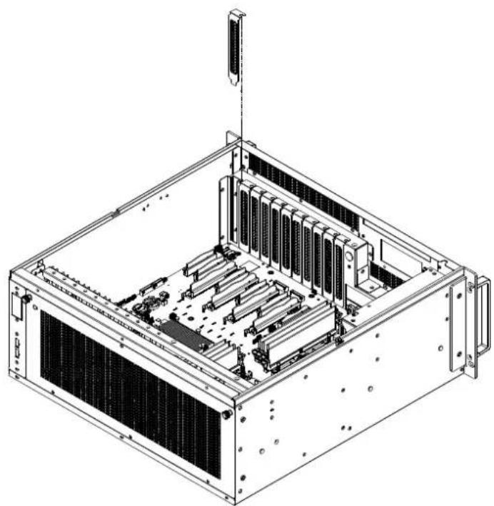Advantech HPC7420 - Installing the PCIe Expansion Card/ 安装 PCIe 扩充卡 / 安装 PCIe 插充卡 - 2