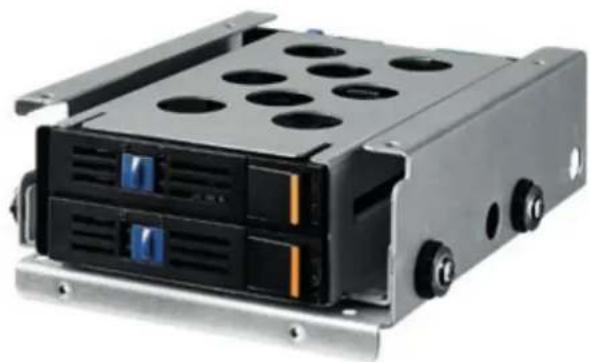 Advantech HPC7420 - Installing First Internal 3.5" HDD / 2 External Hot-swappable HDD Trays/安装第一个内置3.5"硬盘/2个前置热插入硬盘/安装第一個內置3.5"硬碟/2個前置熱插拔硬碟 - 1