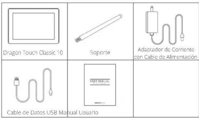 Dragon Touch Classic 10 - CONTENIDO DE LA CAJA - 1