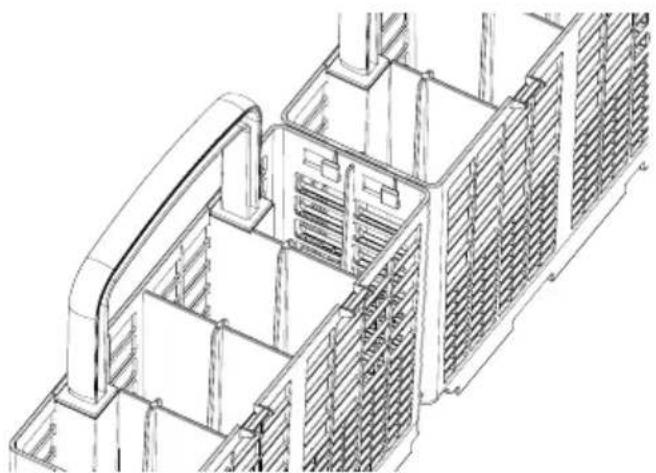 KENMORE Elite 14689 - Panier supérieur avec grille à gobelets - 6