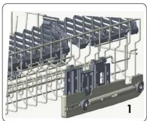 KENMORE Elite 14689 - Upper Rack Height Setting - When Rack is Filled (Models 1468# and 1469#) - 2