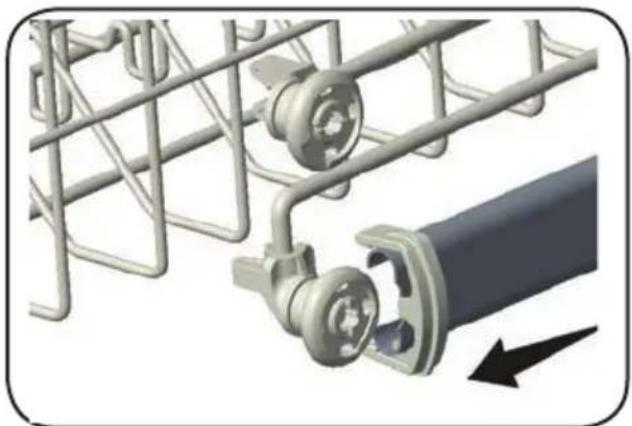 KENMORE Elite 14689 - Upper Rack Height Setting - When Rack is Empty (Models 1464# and 1467#) - 3
