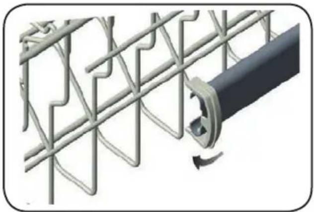 KENMORE Elite 14689 - Upper Rack Height Setting - When Rack is Empty (Models 1464# and 1467#) - 2