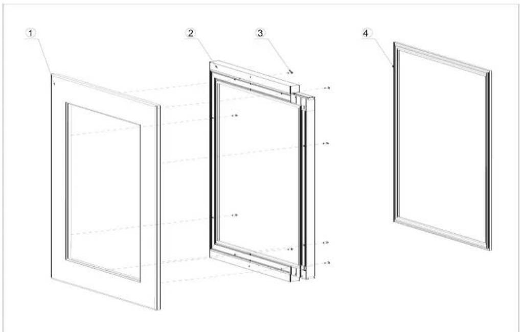 LE CHAI LBB240POV - Door Panel Installation - 1