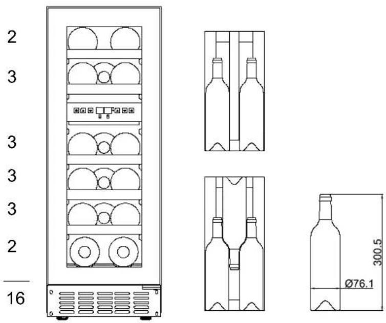 LE CHAI LBB240POV - LM78 / LMN78 (7 Flaschen) - 1