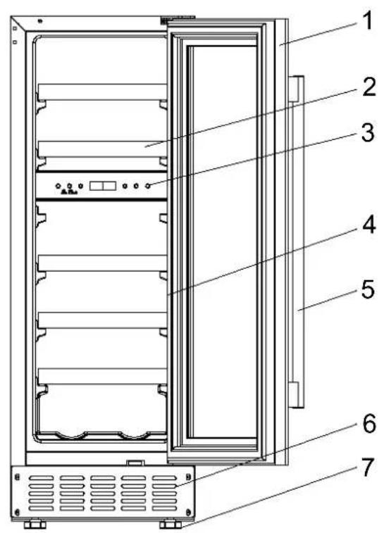 LE CHAI LBB240POV - DESCRIPCIÓN DEL APARATO - 2