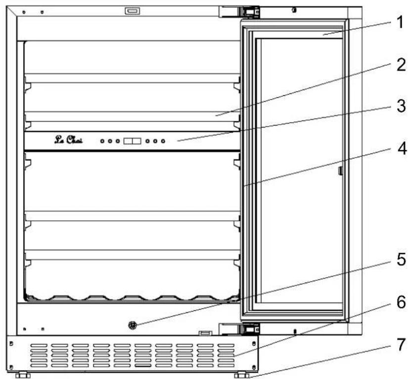 LE CHAI LBB240POV - DESCRIPCIÓN DEL APARATO - 2