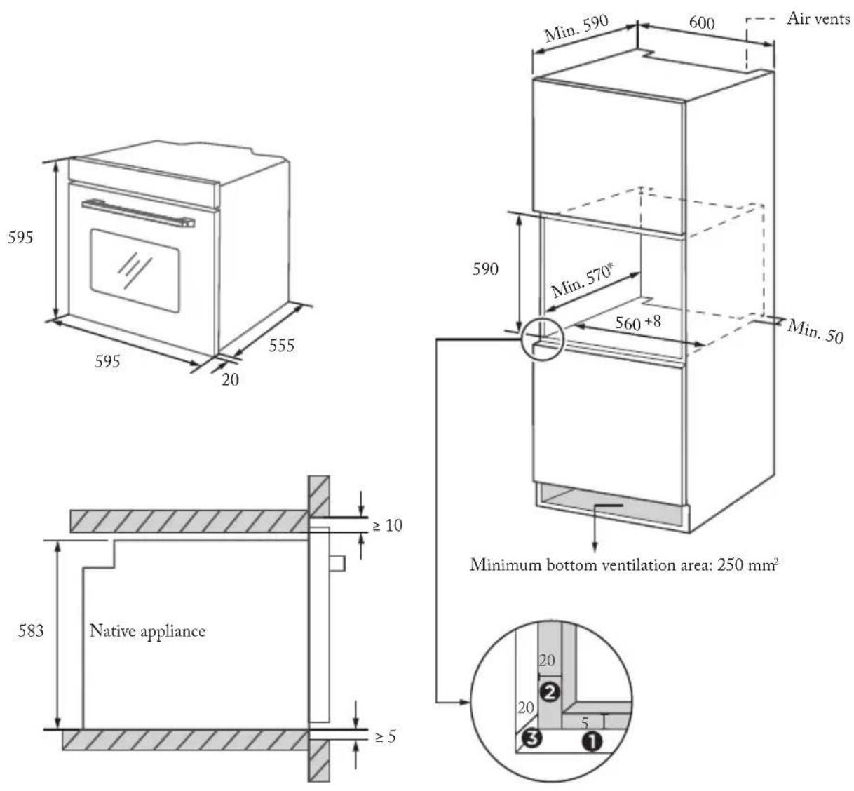 FAR FME7024IXM - PRODUCT INSTALLATION - 1