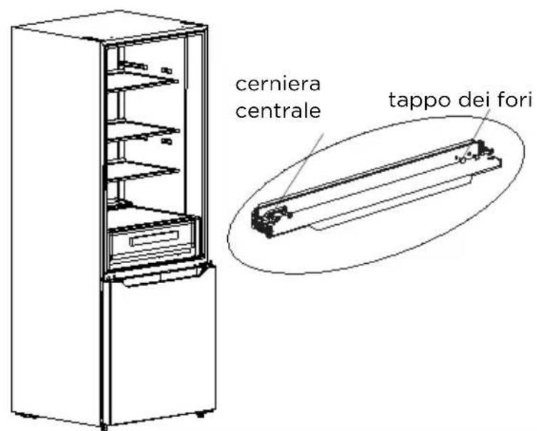 MIDEA MDRB593FGE46 - Cambio dello sportello da destra a sinistra - 6