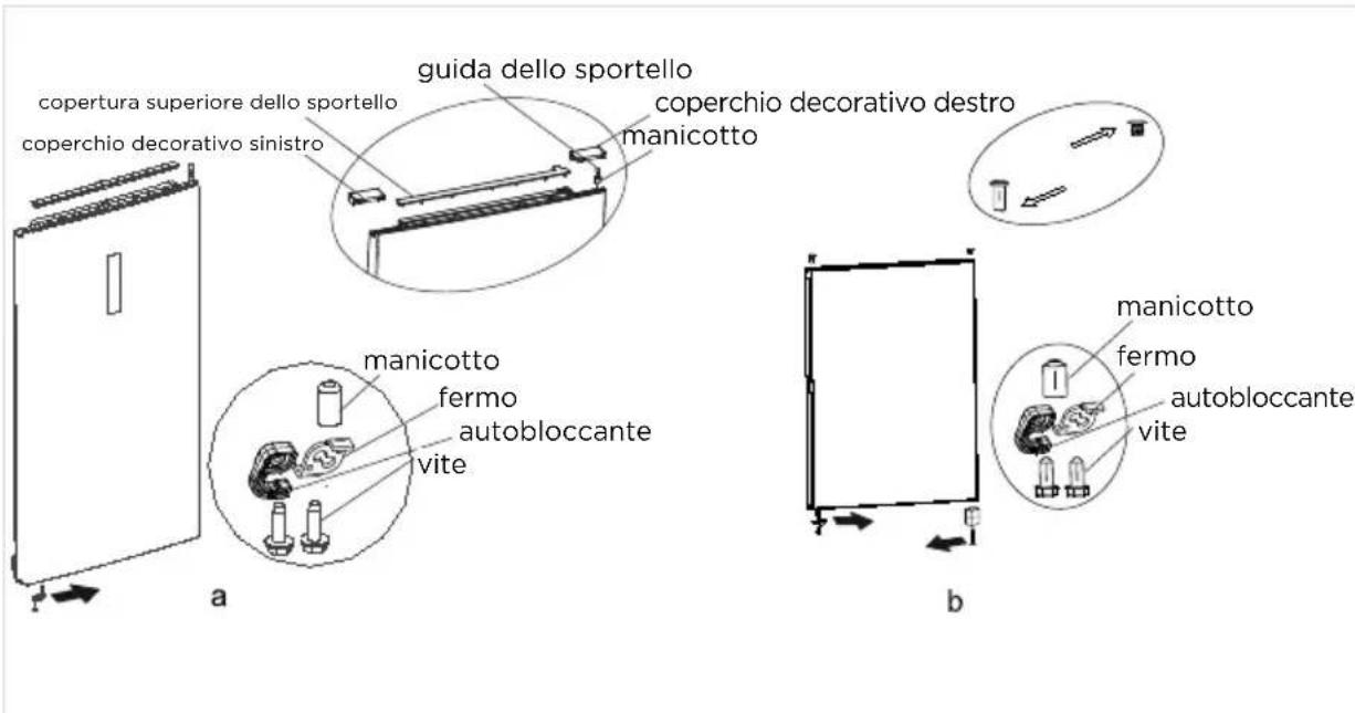 MIDEA MDRB593FGE46 - Cambio dello sportello da destra a sinistra - 5
