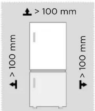 MIDEA MDRB593FGE46 - Dimenzije in odomiki - 1