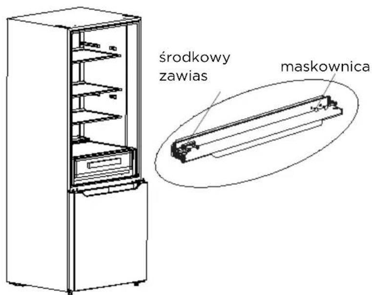 MIDEA MDRB593FGE46 - Zmiana kierunku otwierania drzwi - 6