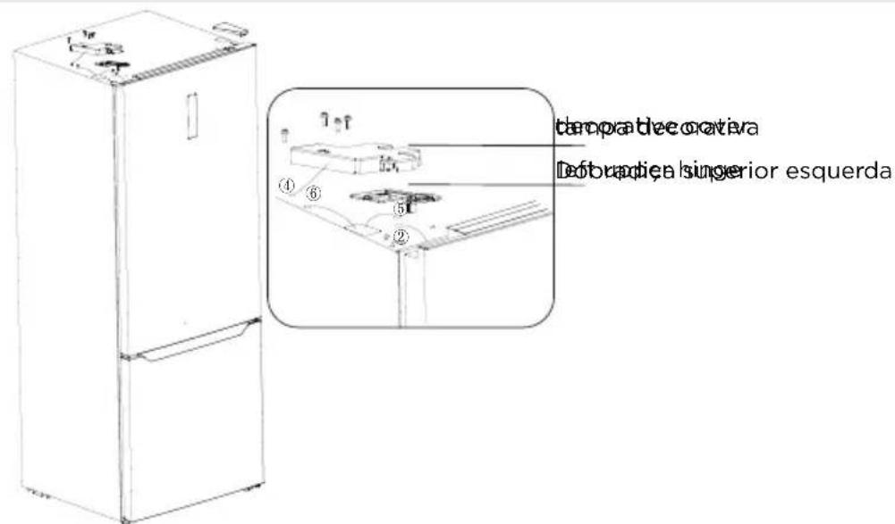 MIDEA MDRB593FGE46 - Alteração de porta direita-esquerda - 8