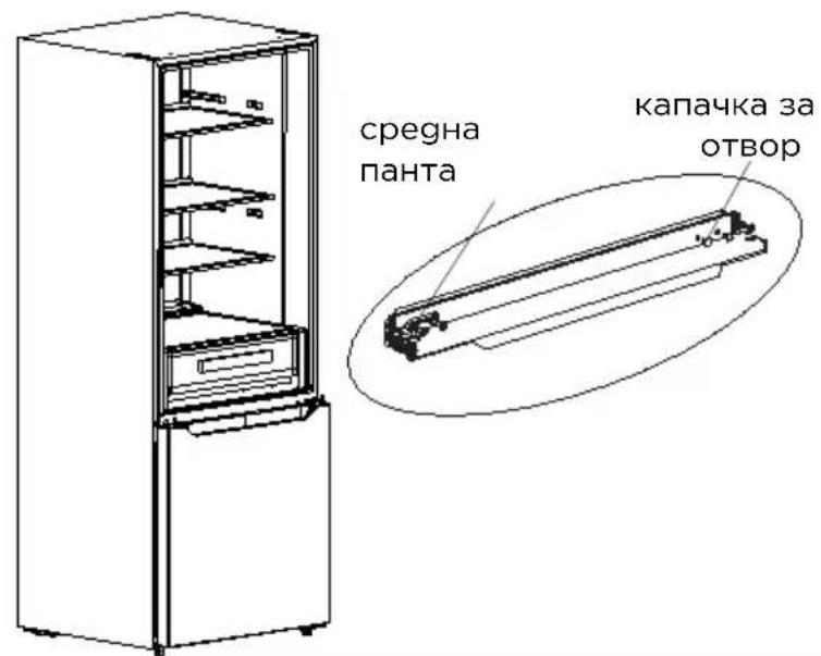 MIDEA MDRB593FGE46 - Смяна на посокату на OTваряне на ВраТату OT дяCHO HaЯBO - 6