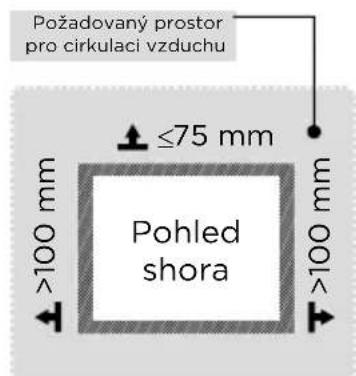 MIDEA MDRB593FGE46 - Rozměry a odstupy - 2