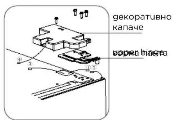 MIDEA MDRB593FGE46 - Смяна на посокату на OTваряне на ВраТату OT дяCHO HaЯBO - 2