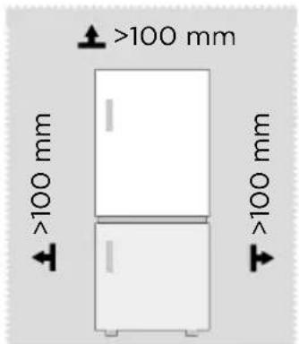 MIDEA MDRB593FGE46 - Izméri un attalumi - 1