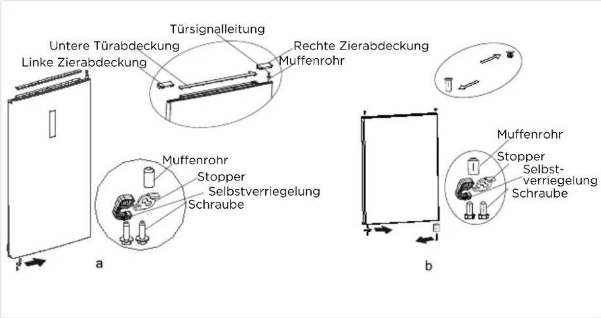 MIDEA MDRB593FGE46 - Türanschlag wechseln - 5