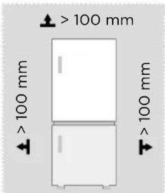 MIDEA MDRB593FGE46 - Dimenzije i razmaci - 1