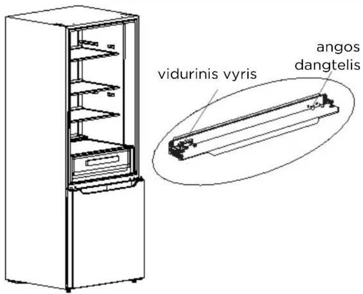 MIDEA MDRB593FGE46 - Durú atidarymo krypties keitimas iš dešinës i kairë - 6