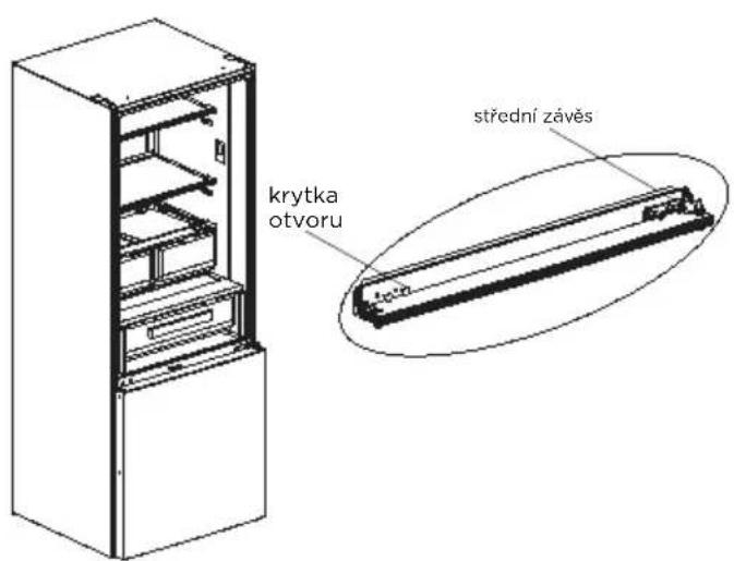 MIDEA MDRB593FGE46 - Změna otevíráni dveří zprava doleva - 3
