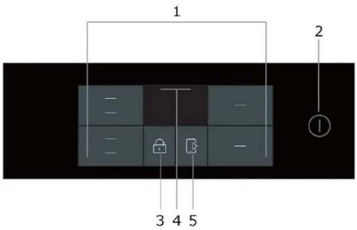 HAIER HAMTSJ86TFTCF1 - Panorama del display touch - 1