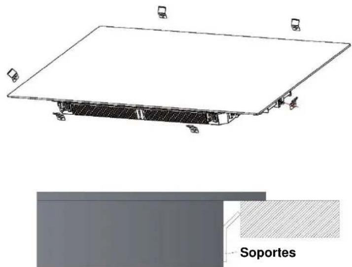 HAIER HAMTSJ86TFTCF1 - Ajuste de la posicion de las abrazaderas - 1