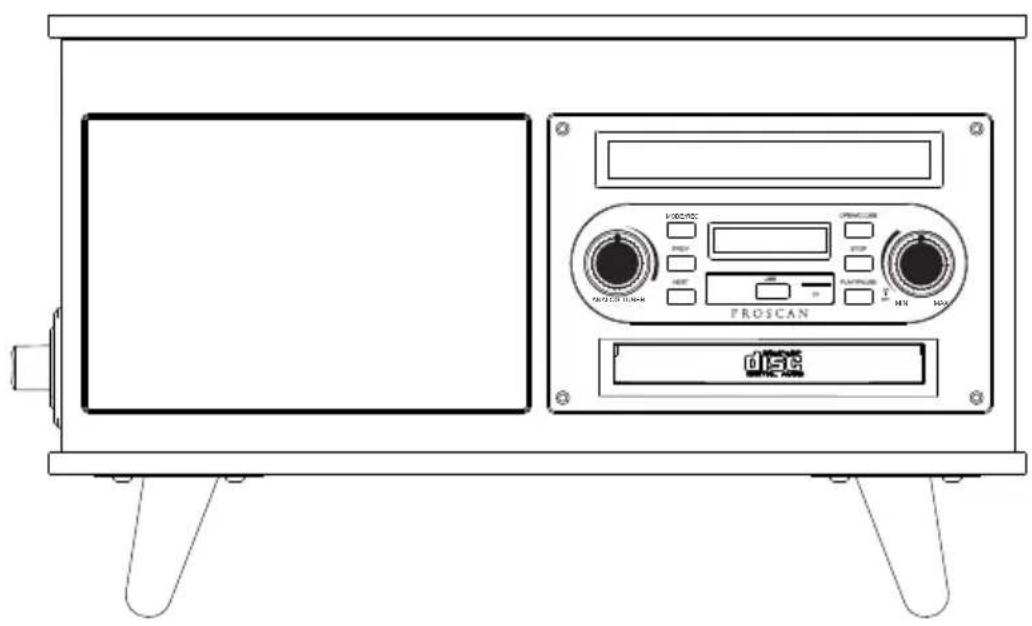 Proscan PRCD906BT - PROSCAN - 1
