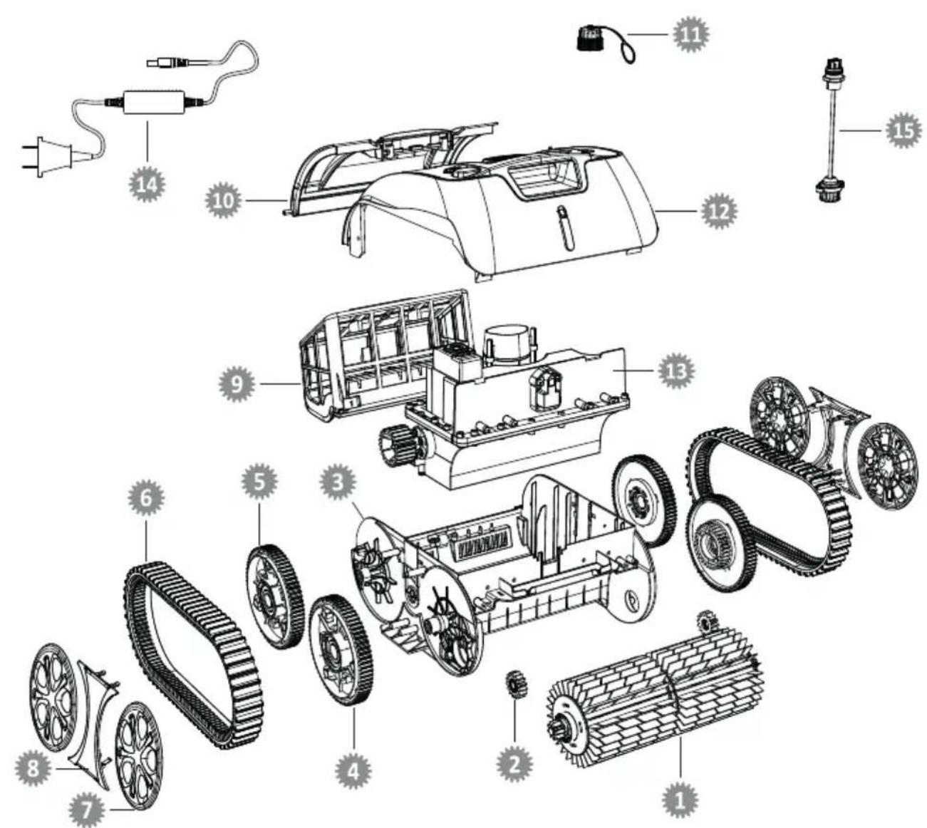 Steinbach Poolrunner SMART RXB 450 - Náhradní díly - 1