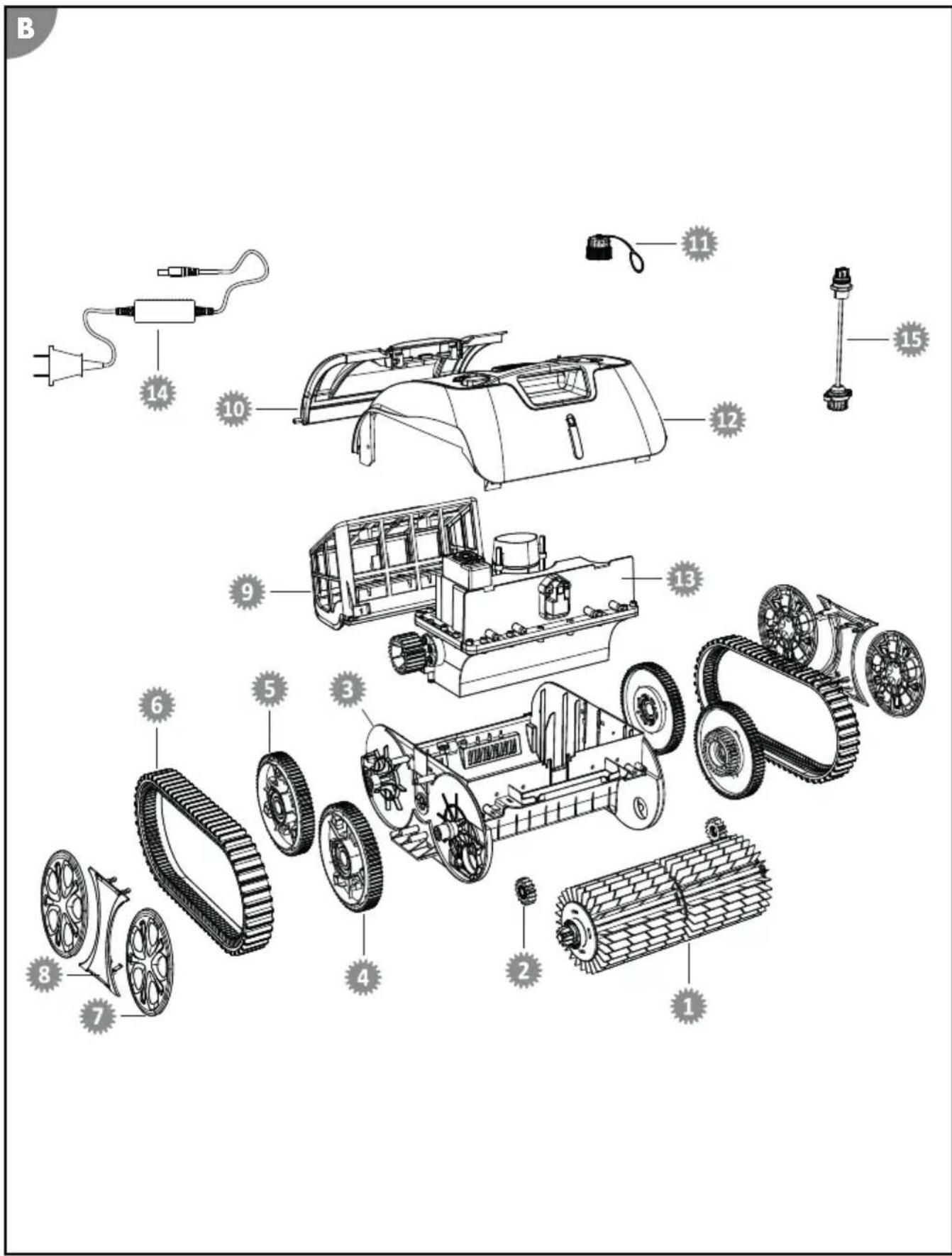Steinbach Poolrunner SMART RXB 450 - Yedek parçalar - 1